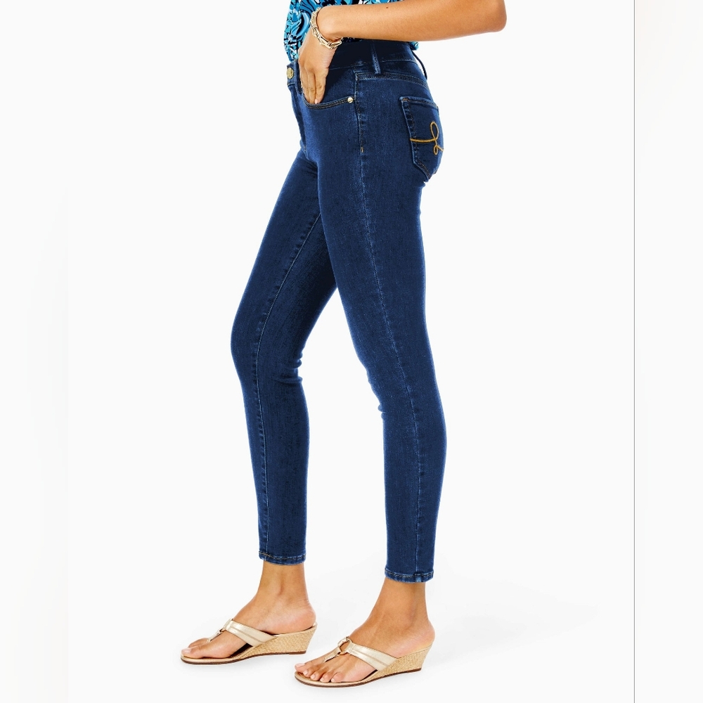 Lilly Pulitzer Dark Blue Skinny Jeans